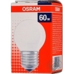 Лампа розжарювання Osram матова CL Р 60Bт E27