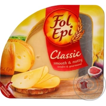 Сыр Fol Epi Classic полутвердый нарезанный 150г купить, цены на МегаМаркет - фото 1