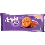 Печенье Milka Чоко Грейн с овсяными хлопьями и цельнозерновой мукой покрытое молочным шоколадом 168г