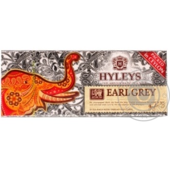 Tea Hyleys Earl grey black 30g cardboard packaging - buy, prices for MegaMarket - photo 2