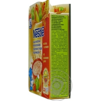 Каша Nestle мультизл. з ябл., грушею та абрик. молочна 200г купити, ціни на МегаМаркет - фото 2