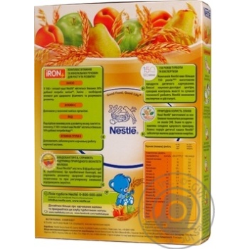 Каша Nestle мультизл. з ябл., грушею та абрик. молочна 200г купити, ціни на МегаМаркет - фото 3