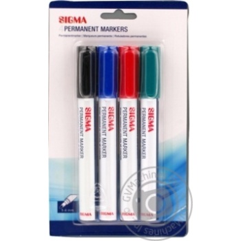 Sigma Marker Permanent 4pcs - buy, prices for Metro - photo 1