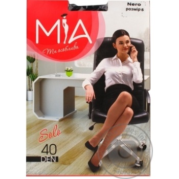 Колготки Mia женские чорные 40den 5р - купить, цены на ULTRAMARKET - фото 1