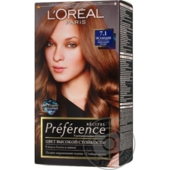 Color L'oreal Preference ash brown for hair - buy, prices for MegaMarket - photo 1
