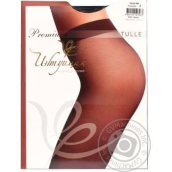 Tights Intuitsia black polyamide for women 40den 2size - buy, prices for MegaMarket - photo 1