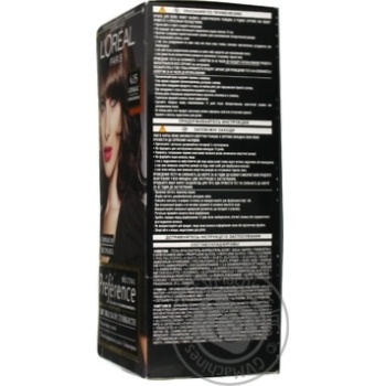 Краска для волос L’Oreal Recital Preference 4.15 Каракас Темный каштан купить, цены на МегаМаркет - фото 5