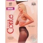 Tights Conte bronze polyamide for women 40den 4size