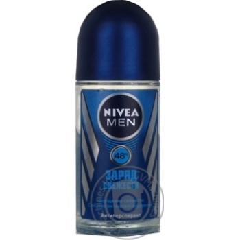 Дезодорант Nivea Men Заряд свежести для мужчин шариковый 50мл - купить, цены на NOVUS - фото 4