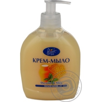 Крем-мило Молоко+мед 300мл х24 купить, цены на МегаМаркет - фото 1
