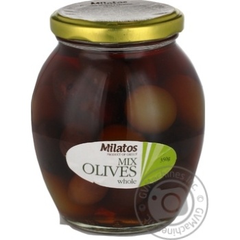 olive Milatos green with bone 350g - buy, prices for MegaMarket - photo 1