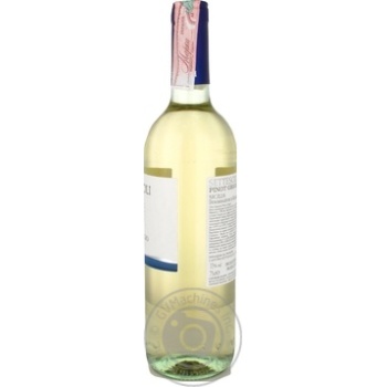 Wine pinot grigio white dry 13% 750ml glass bottle Italy - buy, prices for MegaMarket - photo 4