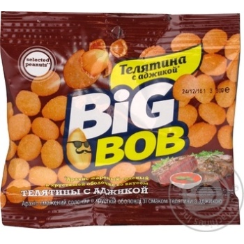 Арахіс Big Bob в оболонці телятина з аджикою 30г купити, ціни на МегаМаркет - фото 3