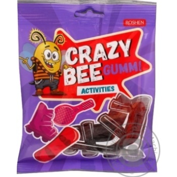 Цукерки Roshen Grazy Bee Gummi Activities 100г купити, ціни на МегаМаркет - фото 3
