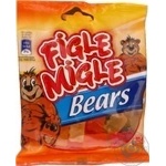 Цукерки фруктові жувальні Figle Migle Ведмедики 80г