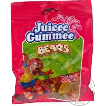 Цукерки жувальні Juicee Gummee Ведмедики 80г купити, ціни на МегаМаркет - фото 1