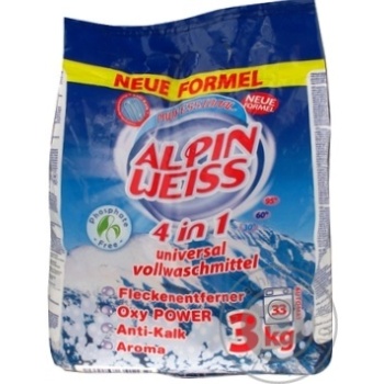 Powder detergent Alpin for washing 3000g - buy, prices for MegaMarket - photo 1