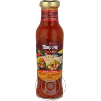 Paprichi hot-sweet sauce 320g - buy, prices for MegaMarket - photo 1