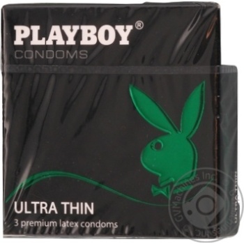 Презервативы Playboy Ultra Thin 3шт - купить, цены на NOVUS - фото 1