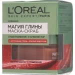 Маска-скраб для лица L'oreal Магия глины + водоросли 50мл