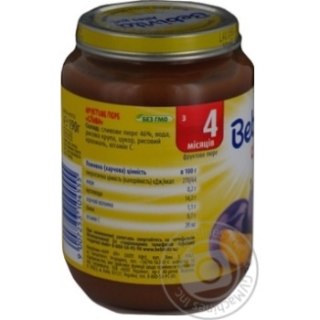 Bebivita for children from 4 months plum puree 190g - buy, prices for MegaMarket - photo 3