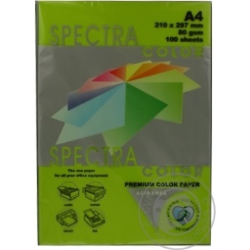 Папір Spectra Color кольоровий А4 100арк 80г/м2 х5 купить, цены на МегаМаркет - фото 1
