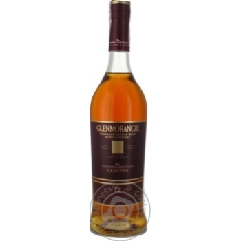 Віскі Glenmorangie Lasanta 12 років 43% 0,7л купити, ціни на МегаМаркет - фото 1