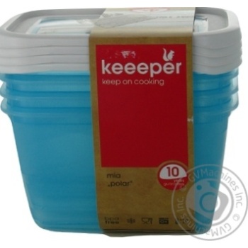 Keeeper containers set for freezing 4pcs*0.75l - buy, prices for METRO - photo 4