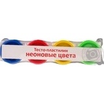 Набір для дитячого ліплення Тісто-пластилін неонові кольори