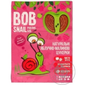 Конфеты Bob Snail яблочно-малиновые натуральные 120г купить, цены на МегаМаркет - фото 2