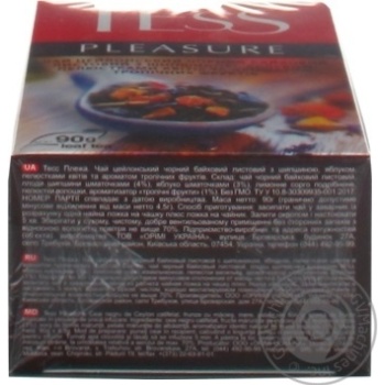 Tess Pleasure black tea 90g - buy, prices for MegaMarket - photo 3