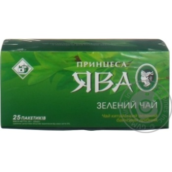 Чай Принцеса Ява зелений у пакетиках 1уп.х25пак. 50г купити, ціни на МегаМаркет - фото 3