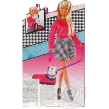 Simba Steffi Love with Dolmatian in Fashionable Clothes Doll - buy, prices for MegaMarket - photo 2