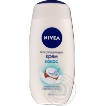 Gel Nivea with coconut flavor for shower 250ml - buy, prices for MegaMarket - photo 1