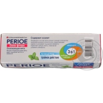 Зубна паста Perioe Active Cavity Care Сила фтора 120г купить, цены на МегаМаркет - фото 3