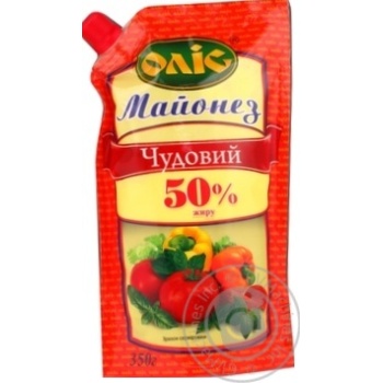Mayonnaise Olis Chudoviy 50% 380g - buy, prices for MegaMarket - photo 1