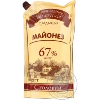 Майонез Столовий 67% Білоруські Традиції 560г дой-пак купити, ціни на МегаМаркет - фото 1