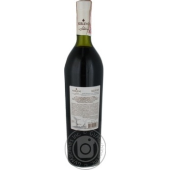Wine merlot Koblevo red dry 9.5-13% 750ml glass bottle - buy, prices for MegaMarket - photo 2