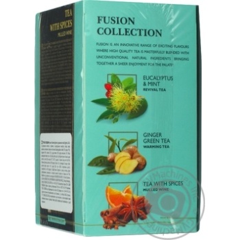 TET Black Tea with Spices and Fruits 20pcs x 2g - buy, prices for NOVUS - photo 3