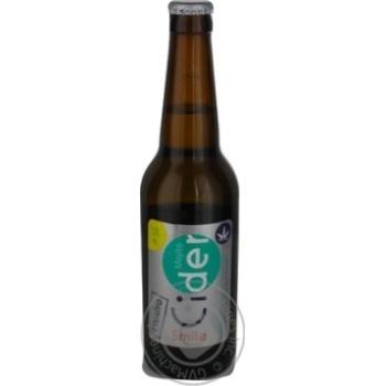 Cider Cider smile mint 5% 330ml glass bottle - buy, prices for MegaMarket - photo 1