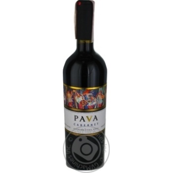 Вино Pava Cabernet красное сухое 14% 0,75л купить, цены на МегаМаркет - фото 1