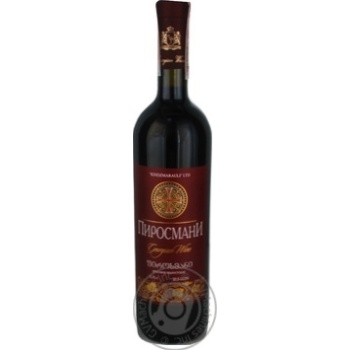 Kindzmarauli Pirosmani Red Semi Dry Wine 10.5-12.5% 0.75l - buy, prices for ULTRAMARKET - photo 1