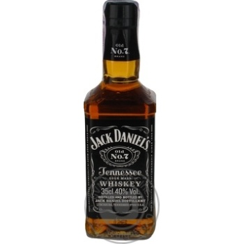 Віскі Jack Daniel`s Tennesse 0.35л х12 купить, цены на МегаМаркет - фото 1