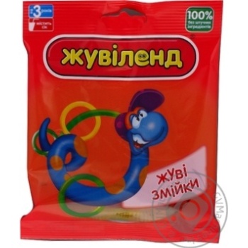 Сластики АВК Жувіленд Жуві змійки 85г х6 купити, ціни на МегаМаркет - фото 1