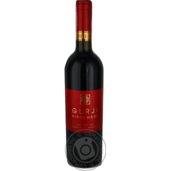 Wine Pirosmani red semidry 11% 750ml - buy, prices for MegaMarket - photo 1