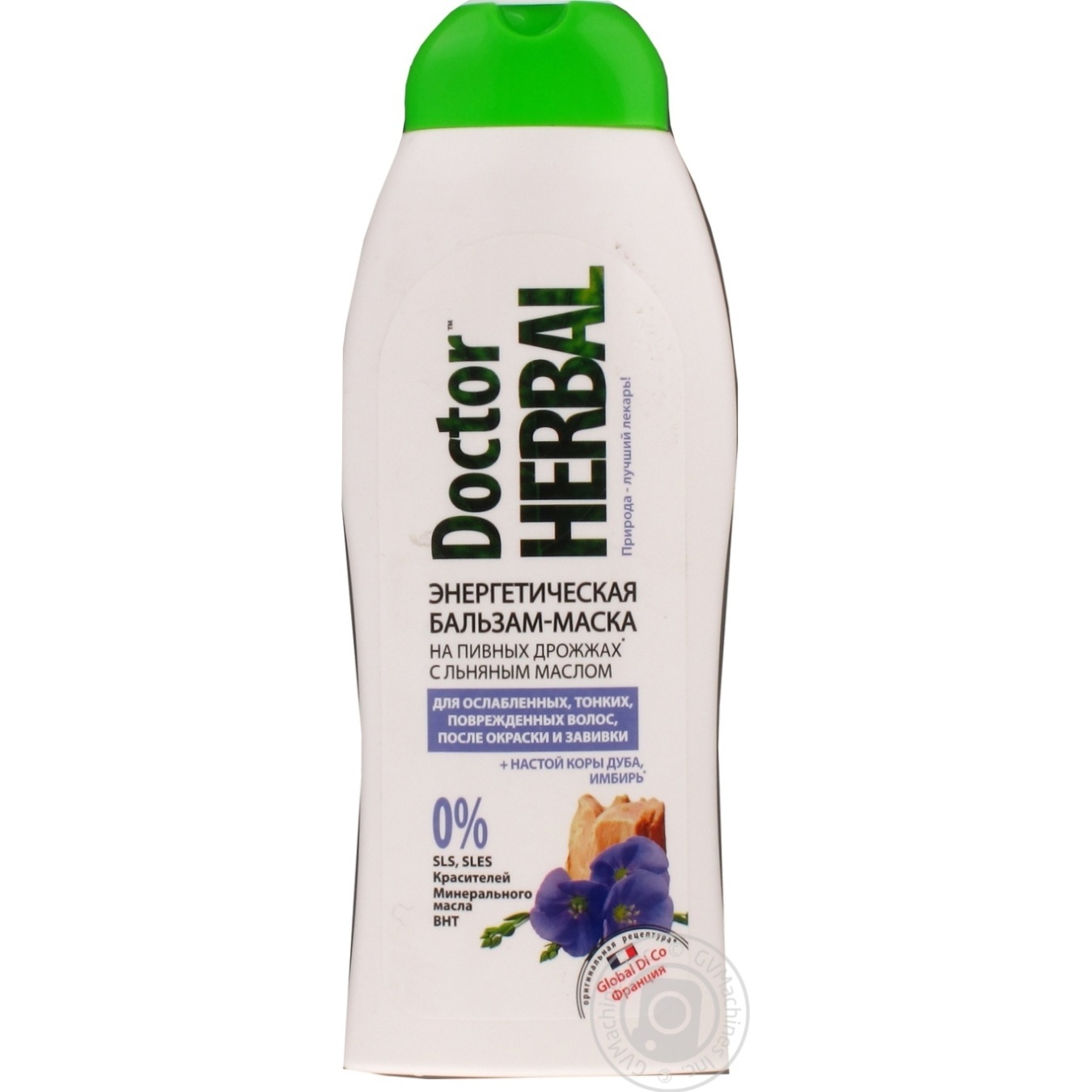 

Бальзам-маска Dr.Herbal Пивные дрожжи и льняное масло 400мл