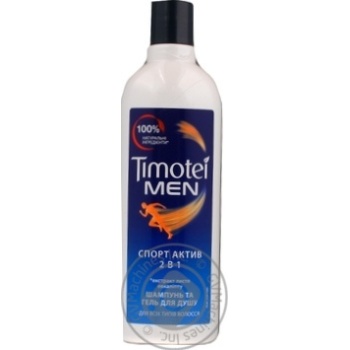 Timotei Men Eucalyptus 2in1 Shampoo-shower gel 400ml - buy, prices for METRO - photo 2