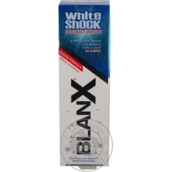 Зубна паста BlanX White Shock 75мл купити, ціни на МегаМаркет - фото 1