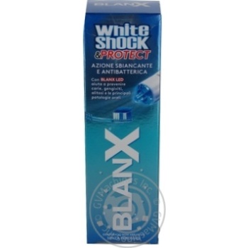 Зубна паста BlanX White Shock з LED ковпачком 50мл х6 купить, цены на МегаМаркет - фото 1