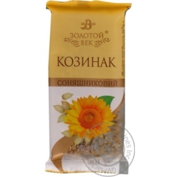 Козинак Золотий Вік соняшниковий 70г купити, ціни на МегаМаркет - фото 1